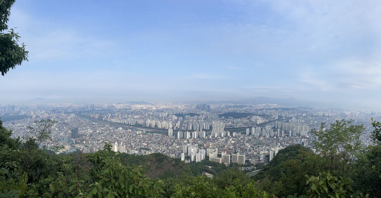 전망대에서의 풍경