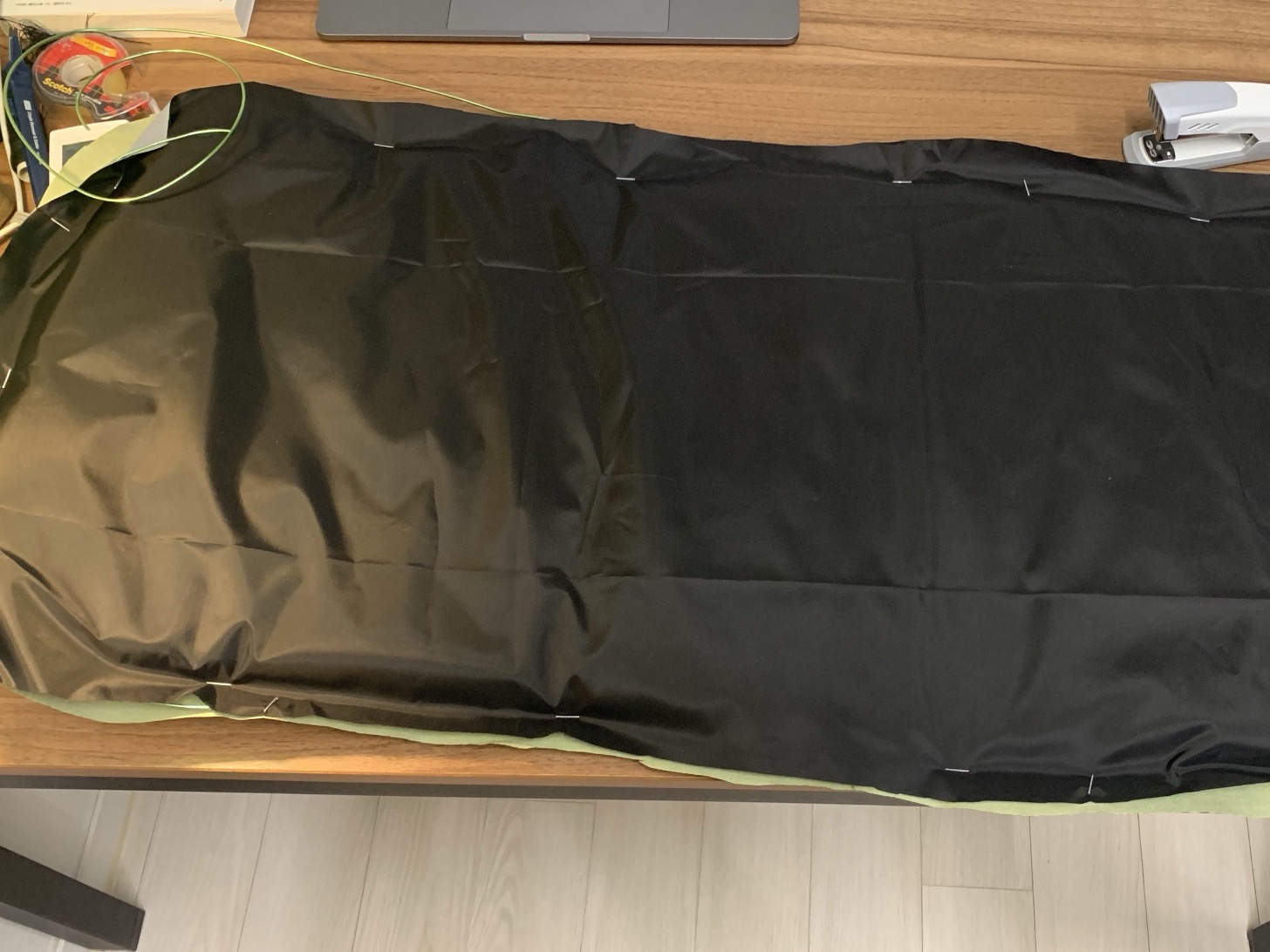 공예 철사 넣고 테두리 바느질